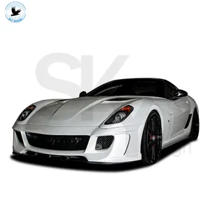 Vorsteiner Kit Bodi Serat Karbon, untuk Ferrari 599 GTB GTO Rok Samping Bumper Belakang Spoiler Bodykit