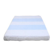 Matelas à ressorts ensachés moderne, écologique, avec revêtement plastique, fonctionnement silencieux et housse amovible pour mobilier de maison