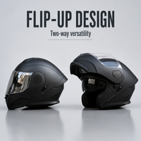 Casque de moto électrique pour trajets quotidiens, casque modulaire intégral rabattable, casque avec écouteurs inclus, unisexe, pour moto de rue