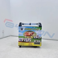 110V 220V Kommerzielle tragbare Mini-Eiscreme-Display Gefrier schrank Kuchen Display Kühlschrank Kleine Eisdiele Showcase