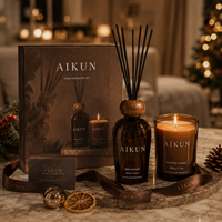 Service de logo personnalisé AIKUN, coffret cadeau de luxe, diffuseur d'ambiance de qualité supérieure, longue durée, en gros, pour cadeau de fête