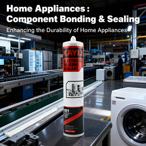 Adesivo Elettronico PCB <span class=keywords><strong>a</strong></span> Basso VOC, Sigillante Siliconico Monocomponente Bianco per LED e Computer - Product Image 1