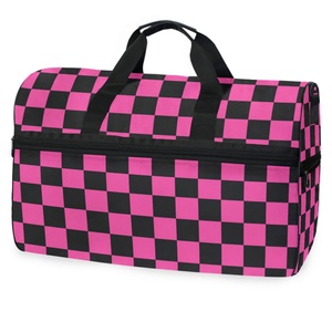 Nueva Llegada, Bolsa de Viaje Deportiva de Nailon con Estampado de Vaca, Bolsa de Fin de Semana Personalizada con Compartimento para Zapatos - Product Image 6