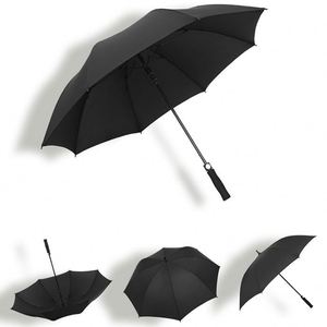 Parapluie droit classique 23 pouces (100 cm) à poignée en J, coloré, ouverture automatique, pour adultes, soleil et pluie, le moins cher - Product Image 4