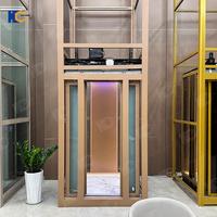 Ascenseur résidentiel intérieur K900 sans salle technique supplémentaire, design moderne, installation facile, durable, personnalisable