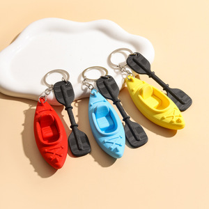 Llavero Creativo con Forma de <span class=keywords><strong>Kayak</strong></span>, Adorno para Colgar en el Coche, Juguete Antiestrés, Pequeño Regalo Creativo para Deportes y Ejercicio - Product Image 2