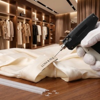 Étiquettes micro-étiquettes ultra-fines en nylon de 3,4 mm et 5,4 mm, écologiques, couleurs personnalisées, attaches pour étiquettes de prix, pour serviettes, chaussettes et vêtements haut de gamme