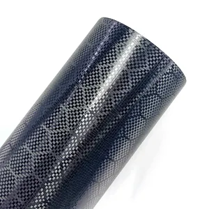 Hex Carbon Black Vinyl Car Wrap 1.5ft X 5ft