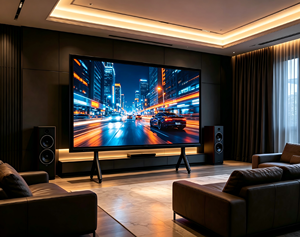 Joylumin - Pantalla LED Ultrafina de Montaje en Pared Todo en Uno para Casa Privada o Villa, Modelo Jl-aio108pro-cob, Directo de Fábrica, ¡Seguro! Aquí está uno: - Product Image 1