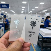 Étiquettes en silicone tissées personnalisées 3D avec logo, thermocollantes, en satin, pour vêtements et chaussures