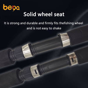 <span class=keywords><strong>Canne</strong></span> à pêche en fibre de verre avec poignée droite, boucle de fil, joint d'ancrage, en époxy solide pour leurres - Product Image 6