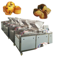 Nouvelle ligne de production entièrement automatique de muffins et gâteaux en moule souple, en acier inoxydable 304 et avec écran tactile, à vendre