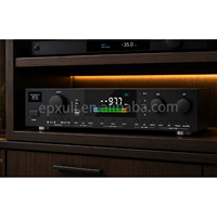 Amplificateur de karaoké série EKX 2U 150W-450W, transformateur en aluminium plaqué cuivre, écran LCD haute définition 3,5 pouces avec ECHO