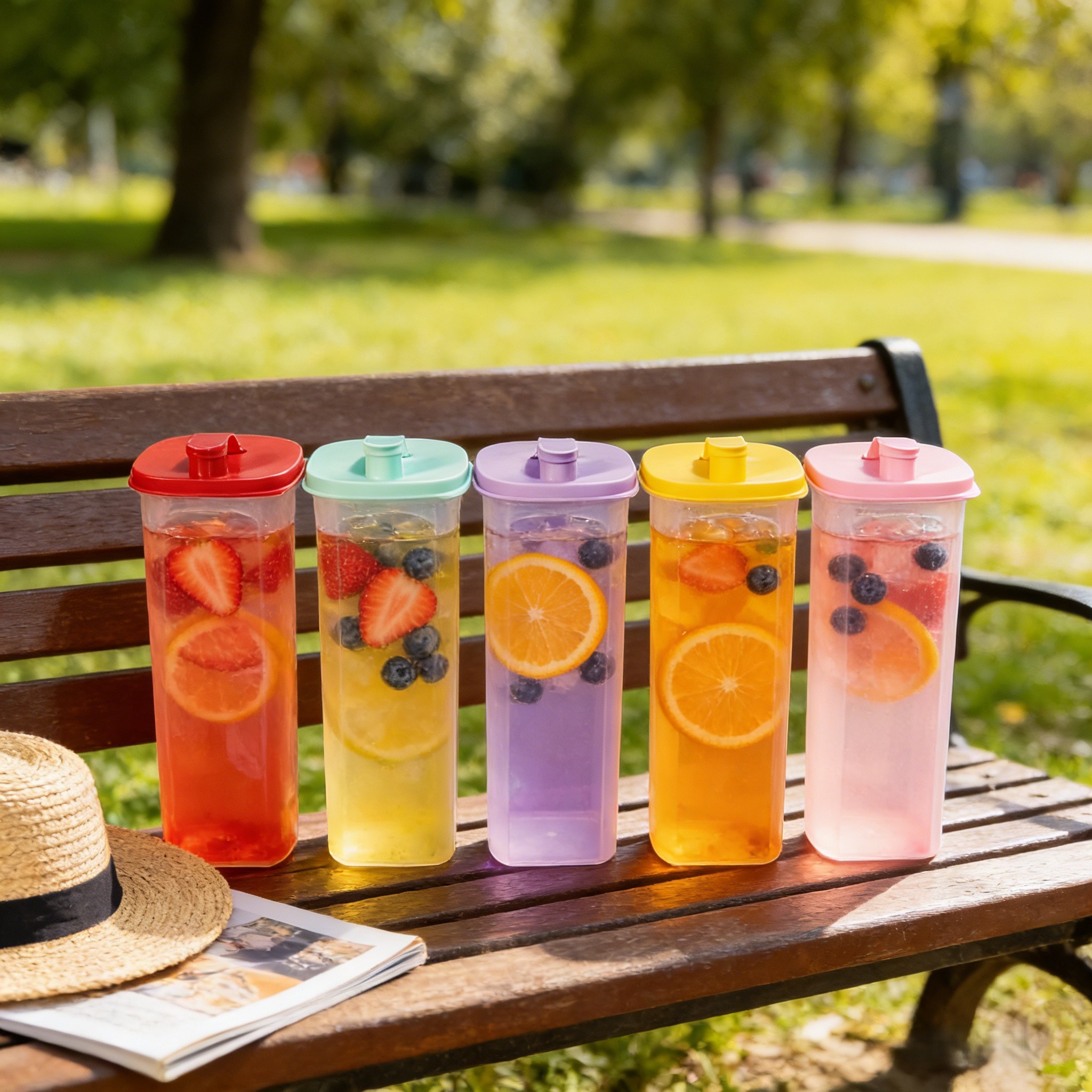 Airtight PP Kitchen Storage Containers Set Injection Molded Clear Jars Lids for Flour Sugar Space-Saving Pantry Organization