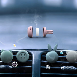 Purificador de Aire Aromaterapéutico de Dibujos Animados, Adorno de Silicona para Ventilación de Aire de Coche, Aroma Duradero, Eliminación de Olores, Decoración Creativa, Sin Electricidad - Product Image 2