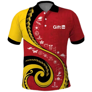 Fábrica personalizada 50 Celebración del Día DE LA Independencia para Polos Bandera de Papúa Nueva Guinea sublimación 100% poliéster tejido barato - Product Image 2