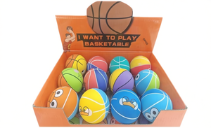 Palla da basket rimbalzante per bambini da 2 a 4 anni, in materiale TPE, divertente gioco all'aperto - Product Image 1