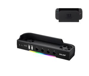 Station de charge avec ventilateur de refroidissement pour Switch 2, compatible avec les manettes NGC pour Switch 2+ - Product Image 2
