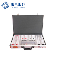 Best Quality Optical Optometry Test Box JP-266A Optical Trial Lens Set with Plastic Frame Rim for Eyesight Examination