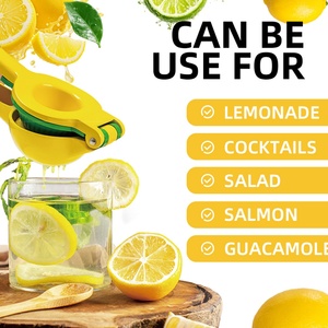 Dual-Layer Aluminum Alloy Lemon Juicer <b>Clip</b> 2-in-1 Manual Citrus Squeezer Kitchen <b>Tool</b> for Lemon Orange Lime - Product Image 4