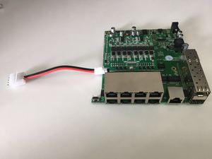 Openwrt lớp 2 Gigabit quản lý 8 cổng 1000Mbps 48V 802.3af/tại 2x1GB SFP <span class=keywords><strong>ethernet</strong></span> PoE chuyển đổi PCB cho CCTV - Product Image 5