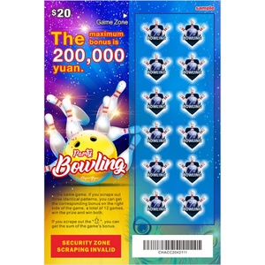 Laminación Brillante, Barniz de Alta Calidad, UV Localizado, Compra de Boletos de Lotería en Línea, Compra Ganadora - Product Image 1
