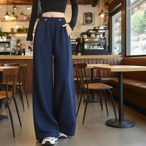 Quần jogger nữ dáng thẳng, cạp trung, in họa tiết, chất liệu thoáng khí, không thấm nước, lưng thun co giãn, kiểu dáng rộng rãi, chất liệu polyester/cotton - Product Image 1