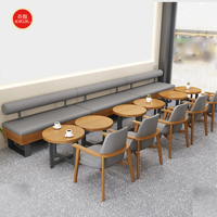 Ensemble de meubles de restaurant, chaises et tables en bois de style moderne pour bar, pour les cafés et les restaurants