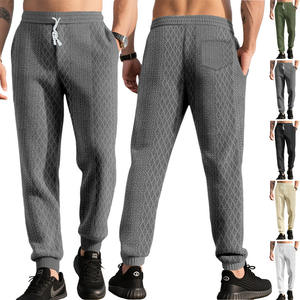 Pantalones Deportivos Jacquard para Hombre, Cintura Elástica, Delgados, Transpirables, Casuales, Estilo Urbano, con Etiqueta, Tallas M, L, XL, XXL - Product Image 1