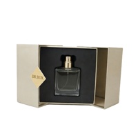 Boîte cadeau en carton de luxe de haute qualité DR Box pour cosmétiques et parfums, avec ouverture à double porte et forme rectangulaire