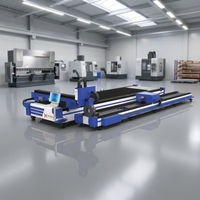 Machine de découpe laser CNC à fibre 3015 4020 6000W pour tôles métalliques, haute puissance, découpe laser efficace pour tôles et tubes
