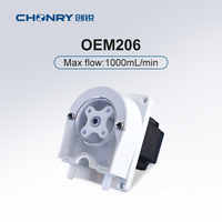 OEM206 12V/24V pompe péristaltique 870 ml/min à vendre Chine fabricants de pompes péristaltiques petite pompe péristaltique