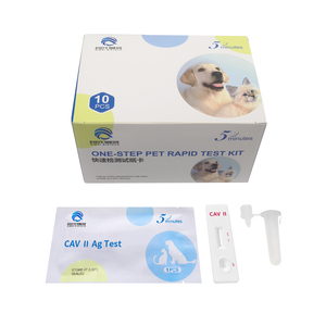 Kit de prueba rápida de adenovirus canino 2 cav2 Ag, adenovirus Canino, pruebas rápidas de antígeno para animales - Product Image 1
