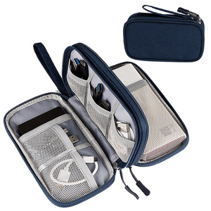 Travel Cable Organizer Pouch Electronic Accessories Carry Case Portable Waterproof Double Layers All-in-One Storage <b>Bag</b> - Product Image 3