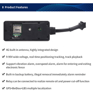 4G Global Waterproof Motorcycle GPS <b>Tracker</b> for Universal Vehicle Locator Rental Services Fleet Management - Product Image 3