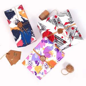 Wholesale 80g Birthday Playful Graffiti Kraft <b>Paper</b> <b>Tissue</b> Gift Luxury Custom Packaging <b>Wrapping</b> <b>Paper</b> Roll - Product Image 1