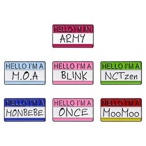 Pin de Metal Divertido con la Frase 'Hola, Soy un Rayo de Sol' y 'Hola, Mi Nombre es Crap Bag' - Product Image 3