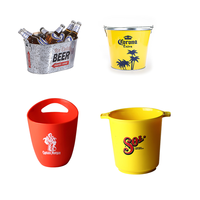 Seau isotherme 5L/8L/10L/12L avec fonction ouvre-bouteille, en métal durable et matériau PP, pour Caperdonich Tree House