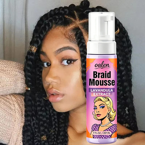 <span class=keywords><strong>Mousse</strong></span> Coiffante Hydratante Luxfume à Base de Plantes pour Tresses – Anti-Frisottis, Brillance et Fixation Forte, Séchage Rapide - Product Image 1