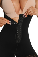 Nouvelle Arrivée LangQin : Gaine Amincissante Intégrale pour Femme, Haute Compression, Maintien Ferme, en Nylon Fin, avec Plaque Abdominale Post-Opératoire