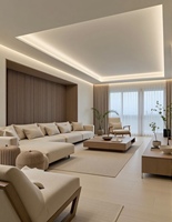 Services de design d'intérieur pour salles d'exposition de meubles de luxe du Shandong – Rendu 3D de canapés-lits modernes pour salon et chambre à coucher – Garantie 3 ans