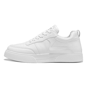 Nouvelles Chaussures de Marche Décontractées pour Hommes 2026, Style Coréen Polyvalent, Blanches, à Semelle Épaisse, avec Panneaux en Cuir, Tendance et Légères pour Étudiants - Product Image 5