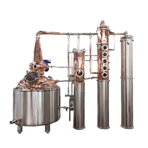 SUS 304 und Copper Stills Alcohol Distiller Distillery Equipment Rückfluss stills Kupfer