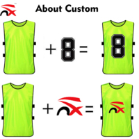 Maillots d'entraînement sportifs en polyester avec logo personnalisé imprimé pour les matchs de football et de basketball