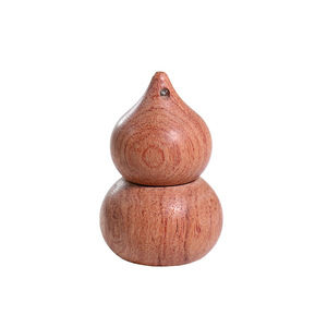 Flacon roll-on en bois de rose en forme de calebasse pour huiles essentielles, pendentif portable pour voiture, gravure personnalisée disponible. - Product Image 3