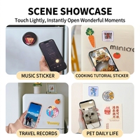 Étiquettes NFC en acrylique personnalisables, imperméables, aimants pour réfrigérateur, pour la maison, la cuisine, le bureau, promotion, cadeau