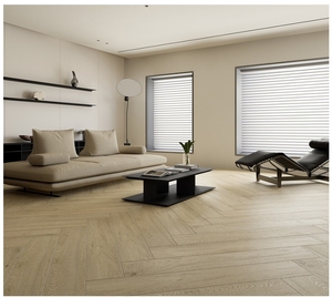 Carreaux de sol aspect bois gris Offre Spéciale Revêtement de sol en porcelaine Finition en bois Carreaux pour chambre Carreau de céramique <span class=keywords><strong>Parquet</strong></span> Plancher de bois - Product Image 6