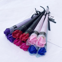 Artículos promocionales para el hogar San Valentín Día DE LA MADRE Color brillante Confeti de baño Flor artificial Presente Rosa