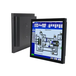 15 Inch Front Panel Ip65 Waterproof Embedded And Fanless Touch Screen Industrial Panel Pc With Android Win And Linux System
