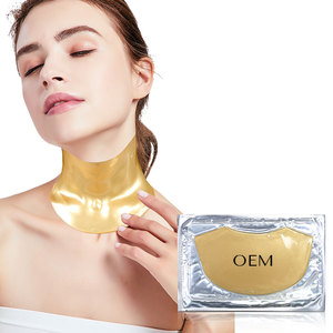 Masque raffermissant pour le cou doré Masque anti-âge niacinamide pour le visage et le cou pour hommes - Product Image 1